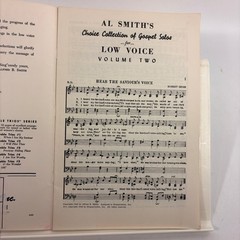 Low Voice Volume 2 Singspiration Hymnal Christian Gospel Solos Church