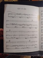 CHASE Sheet Music Get It On Piano Guitar Lyrics 1971 Good Condition