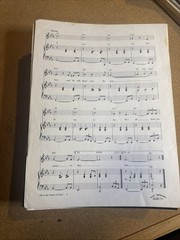 Vintage Southern Gospel Sheet Music All In The Name Of Jesus Round Notes 1975 VG