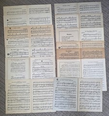 Vintage 1940 & 1950 Sheet Music Various Artists Various Publishing Musicals (14)