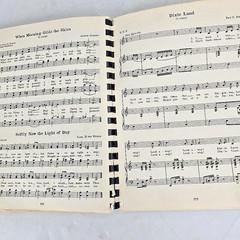 Silver Book Of Songs Accompaniment Piano Vocal Choir Songbook Music 1935 Vintage