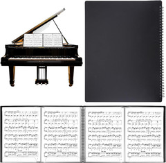4 Pages Expand Sheet Music Folder Spiral Sheet Musics Binder Allow Annotations