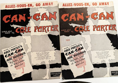 Cole Porter CAN-CAN Sheet Music Lot 6 Pieces 1953 Broadway + 1960 Film Sinatra