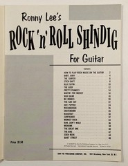 Ronny Lee&rsquo;s Rock &lsquo;n&rsquo; Roll Shindig for Guitar 1966 Sheet Music, Including Surf