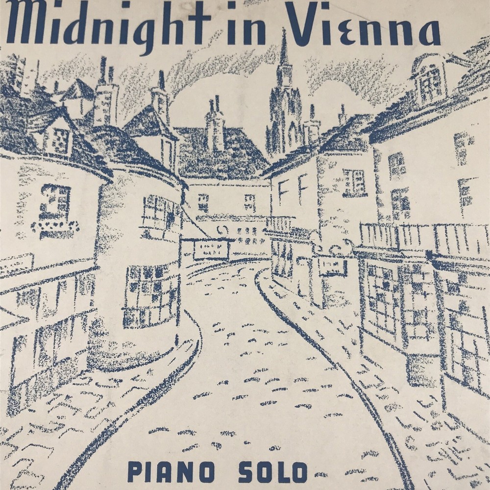 Theodore Presser Piano Solo Vintage Collectible Midnight In Vienna Felix De Cola
