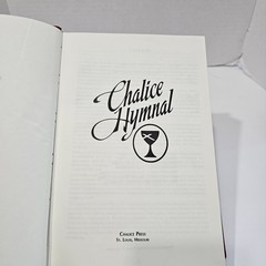 Chalice Hymnal Book 2002 Church Songs Jesus Music Christian Songs Hardcover.