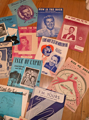 Sheet Music Lot of 19 Mid Century – Perry Como, Irving Berlin, Tommy Dorsey, etc