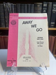 FIRST DIVISION BAND COURSE AWAY WE GO MUSIC BOOK FOR 1st Eb ALTO SAXOPHONE