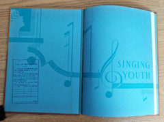 Singing Youth Song Book Forth printing 1937 Vintage Hardcover VGUC