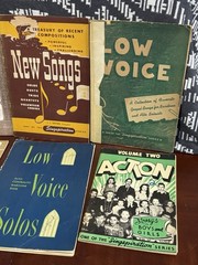 Huge Vintage Gospel Choir Songbook Lot Rodeheaver Low Voice Sacred Music