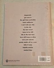 The Eagles Hell Freezes Over Songbook 1995 Piano Vocal Guitar Sheet Music Book