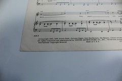 Vintage 1968 Aquarius Hair Sheet Music United Artists Music Co.
