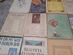 Lot of 22 Vintage Sheet Music Song Books Folio&rsquo;s Late 1800s, Early 1900s 2A