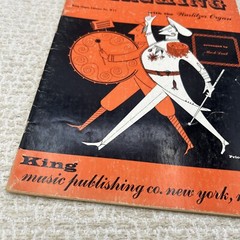Marching For All Organs Sheet Music Book With 22 Songs King Music 1959