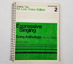 Expressive Singing Song Anthology Vol Two Low Voice Edition Christy Music Book