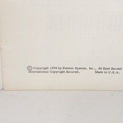 Vintage 1959 The Pointer System for Piano Book 2 Instruction Sheet Music