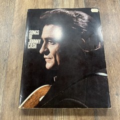 Songs of Johnny Cash Songbook Piano Guitar Vocal 1970 Paperback #JC101