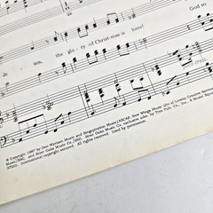 The Glory Of Christmas Sheet Music Piano Lyric 1984 SATB Nelson Wyrtzen Choral