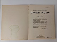 1929 Everybody&rsquo;s Favorite Organ Music by Roland Diggle Series No. 27 Vintage