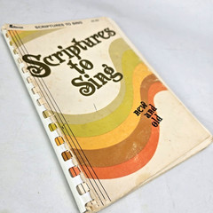 Scriptures To Sing New Old Lillenas Christian Spiral Songbook 1977 Music Vintage