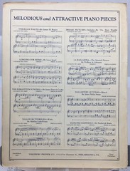 Piano Sheet Music The New Colonial March By R.B. Hall Theodore Presser Co. 1930