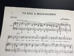 TO KILL A MOCKINGBIRD SHEET MUSIC 1963 VHTF Collectible – Bernstein Mack David