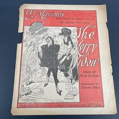 1908, At Maxine&rsquo;s, The Merry Widow Franz Lehar Henry Rutgers Theodor Morse Music