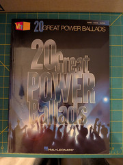 VH1 20 Great Power Ballads Piano Sheet Music Guitar Chords Lyrics Book