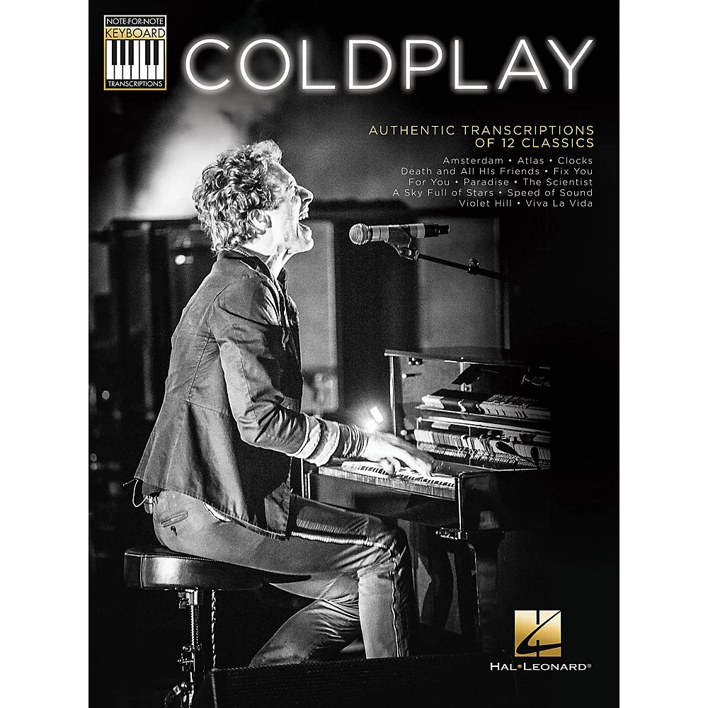 Coldplay NoteforNote Keyboard Transcriptions Series Performed by Coldplay