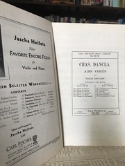 Charles Dancla Opus 118 Six Airs Varies Violin Piano Book Sheet Music No. 126
