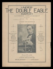 UNDER THE DOUBLE EAGLE MARCH Wagner 1929 KRACHTUS Accordion Solo Sheet Music