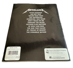 Metallica Guitar Song Book Tabulature Cherry Lane Music Rock