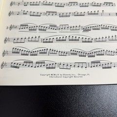 Vtg 1950 Lot Of 8 Rubank Advanced Method Books For Sax, Flute, Trumpet, Clarinet