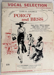 Porgy and Bess Vocal Selection 1959 Film Gershwin Sidney Poitier Rare