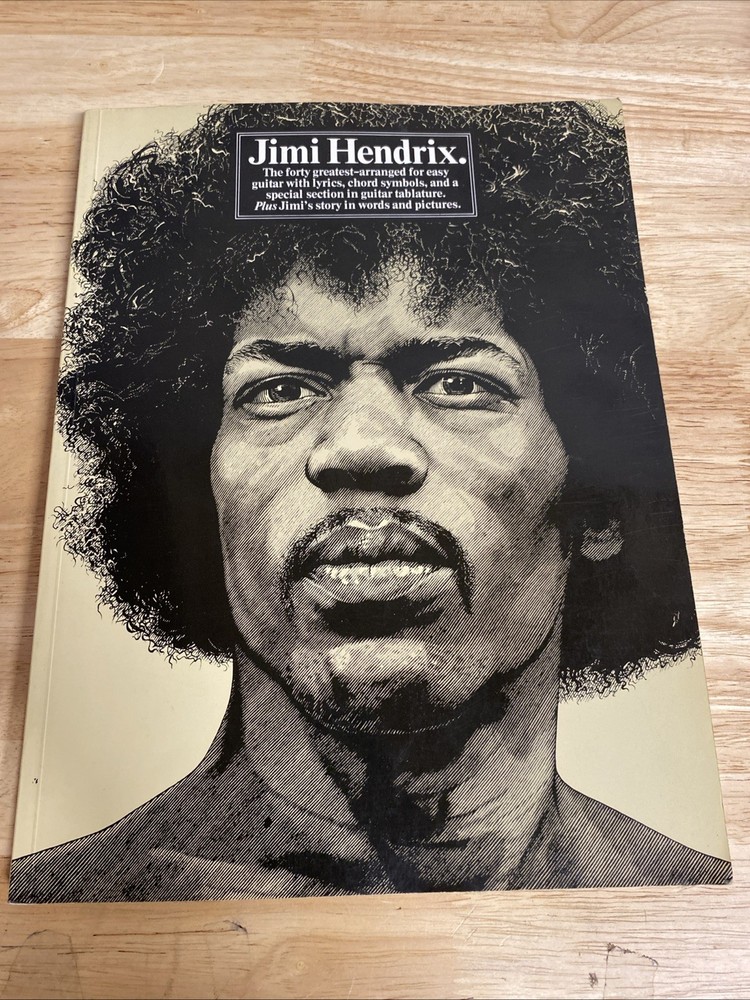 1978 JIMI HENDRIX 40 SONGS SHEET MUSIC BOOK 144 PAGES INC PHOTOS ARTICLES