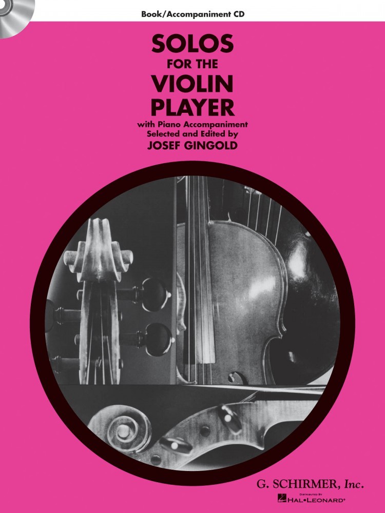 Solos for the Violin Player Violin and Piano Sheet Music Book and CD 050490422