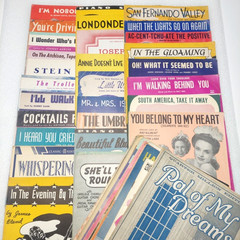 Vintage Sheet Music Lot Of 60 1950ish Show Tunes & Other Classics Great Graphics