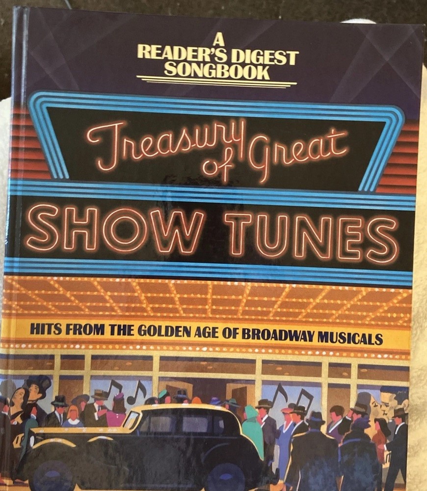 Treasury of Great Show Tunes Playing Instruction Sheet Music Readers Digest Vtg