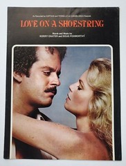 Love On Shoestring Captain Tennille 1980 Sheet Music Piano Rock Pop Retro Vtg