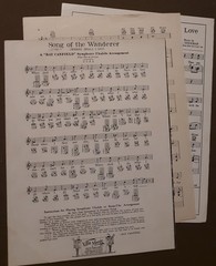Song Of The Wanderer Piano and Guitar Sheet Music Vintage 1926