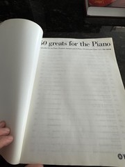 Yamaha – 50 Greats For The Piano V720310 ZC-D0 Beethoven Joplin Chopin Mozart E3