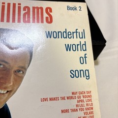 Andy Williams Book 2 Wonderful World of Song Robbins Music Guitar Chords 1965