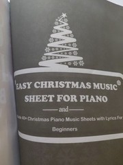 Easy Christmas Sheet Music for Piano beginners with lyrics