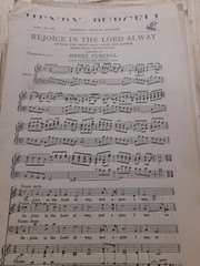 PURCELL/ REJOICE IN THE LORD ALWAY /SOLO VOICES AND ORGAN