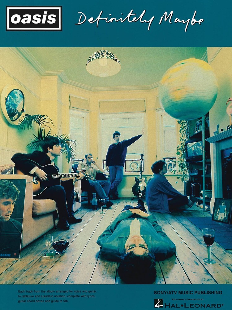 Oasis Definitely Maybe for Guitar Tab Sheet Music Chords Lyrics Rock Songs Book