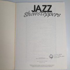 VINTAGE 1989 JAZZ SHOWSTOPPERS SHEET MUSIC BOOK PIANO VOCAL CHORDS MIAMI FL RARE