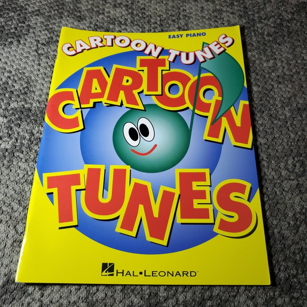 Cartoon Tunes Easy Piano Songbook Hal Leonard 1990 HL00222570