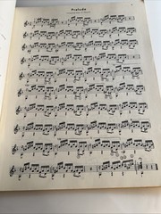 Vintage Alte Lautenmusik Guitar Sheet Music Song Book Johann Sebastian Bach ab4