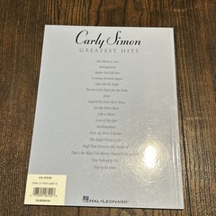 Carly Simon Greatest Hits 1988 Sheet Music Guitar Piano Lyrics Songbook
