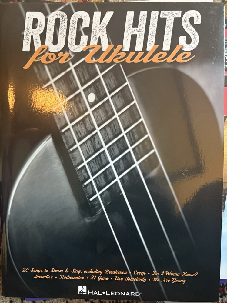 Rock Hits for Ukulele Sheet Music Ukulele Book NEW